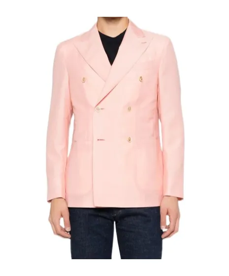 Aida Double-Breasted Pocket Blazer