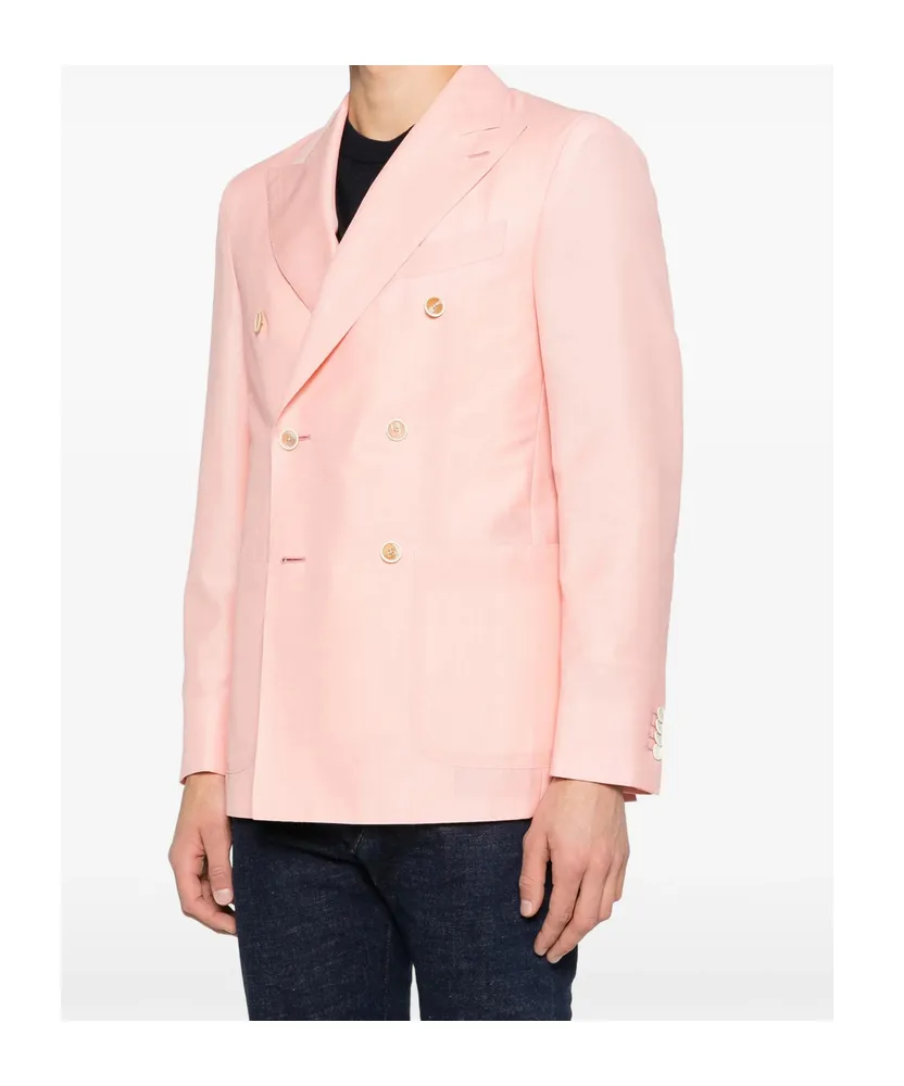 Aida Double-Breasted Pocket Blazer