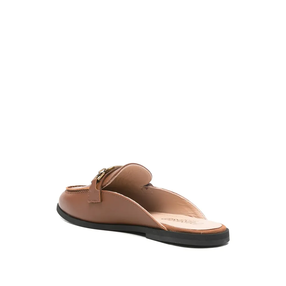 Round-Toe Mules