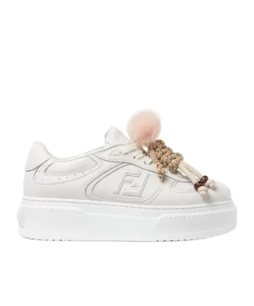 Fendi Match Platform Lace-Up Sneakers