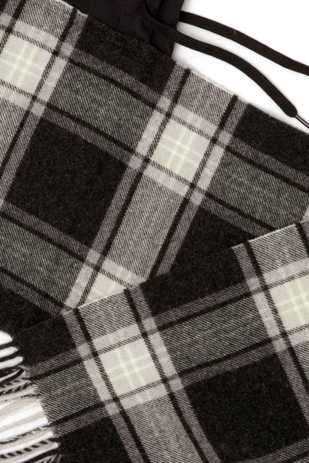Tartan Fringed Scarf