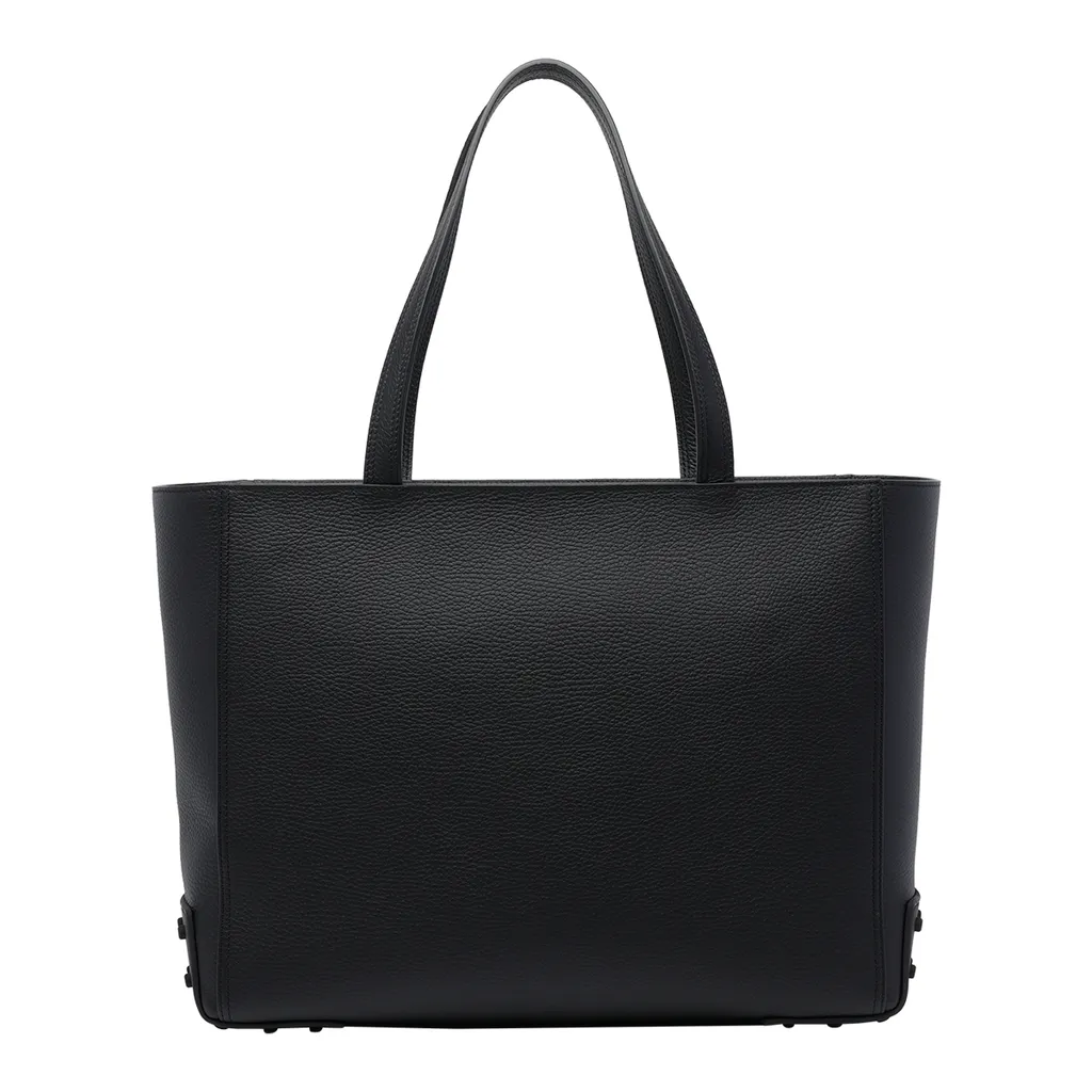 Tod's Logo Embossed Top Handle Bag