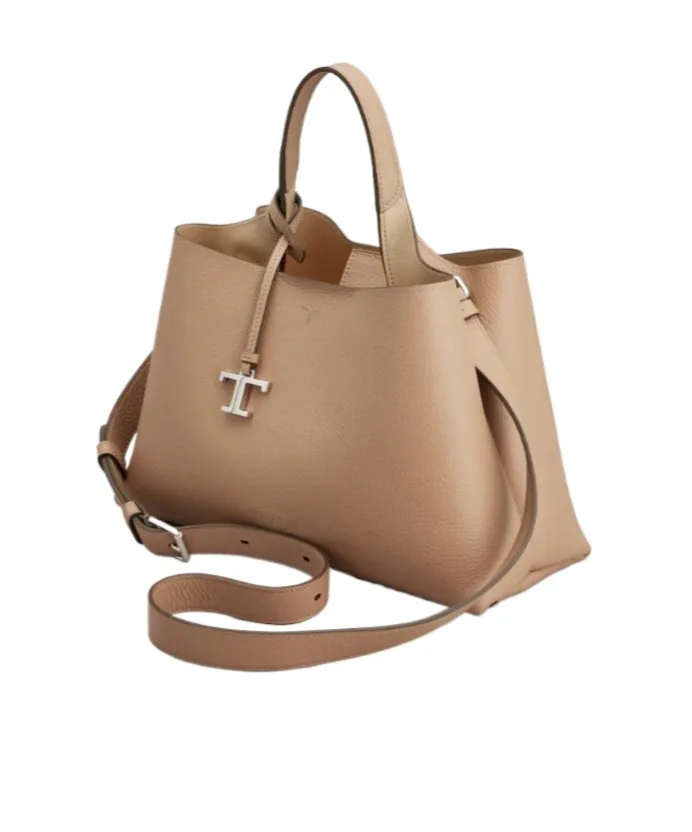 Tod's Logo Printed Small Tote Bag
