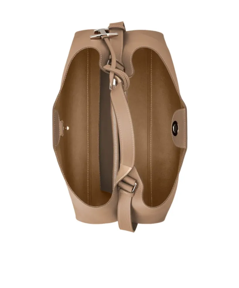 Tod's Logo Embossed Top Handle Bag