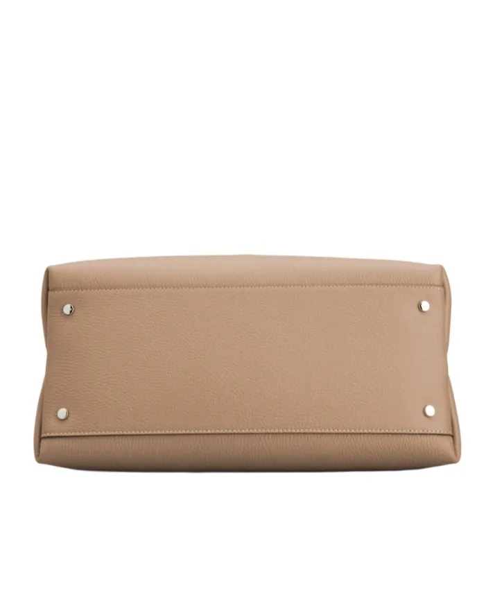 Tod's Logo Embossed Top Handle Bag