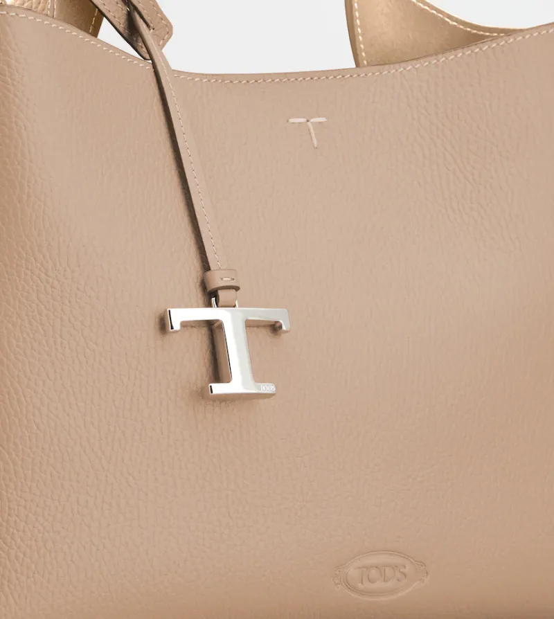 Tod's Logo Embossed Top Handle Bag