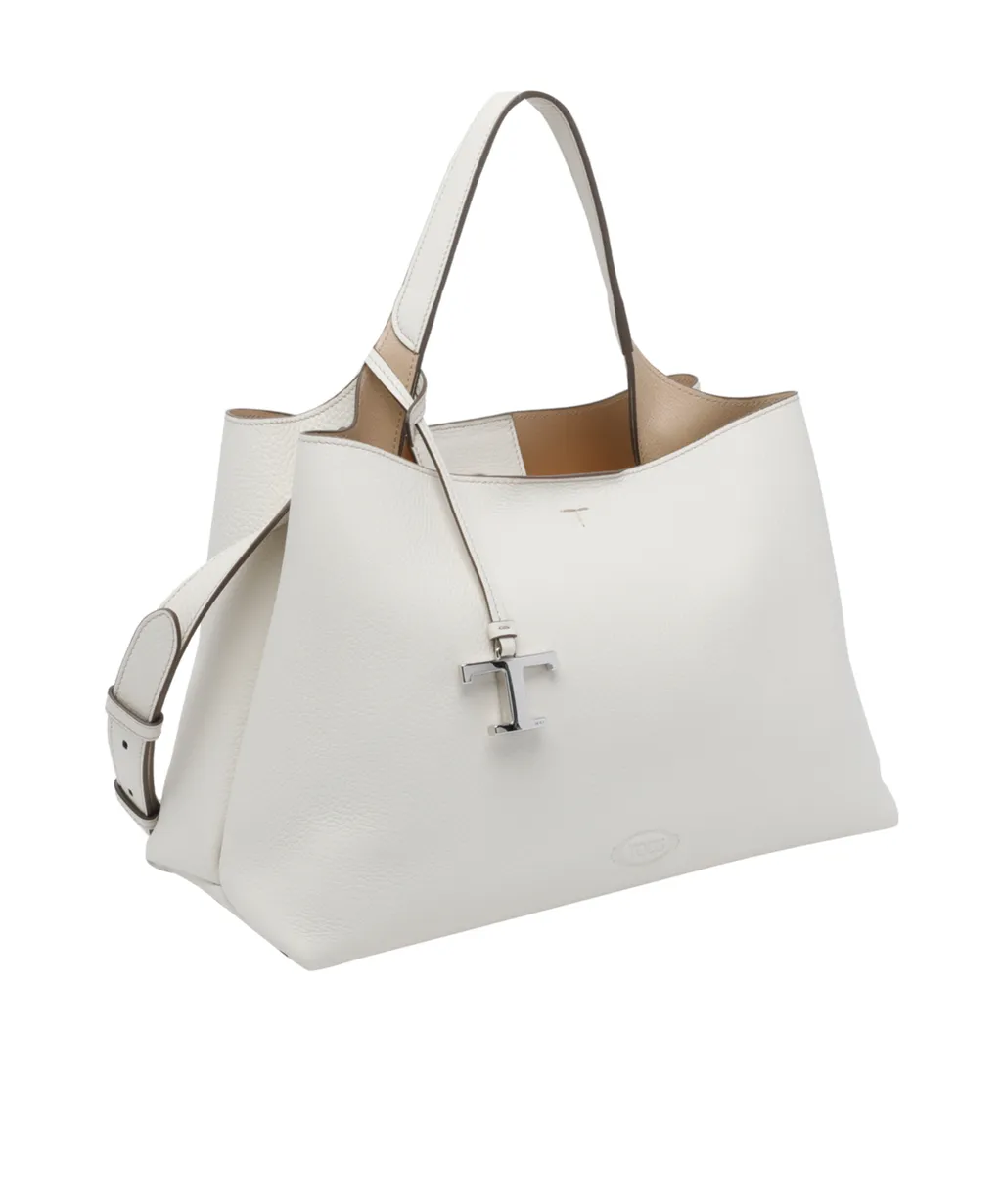 Tod's Logo Embossed Top Handle Bag