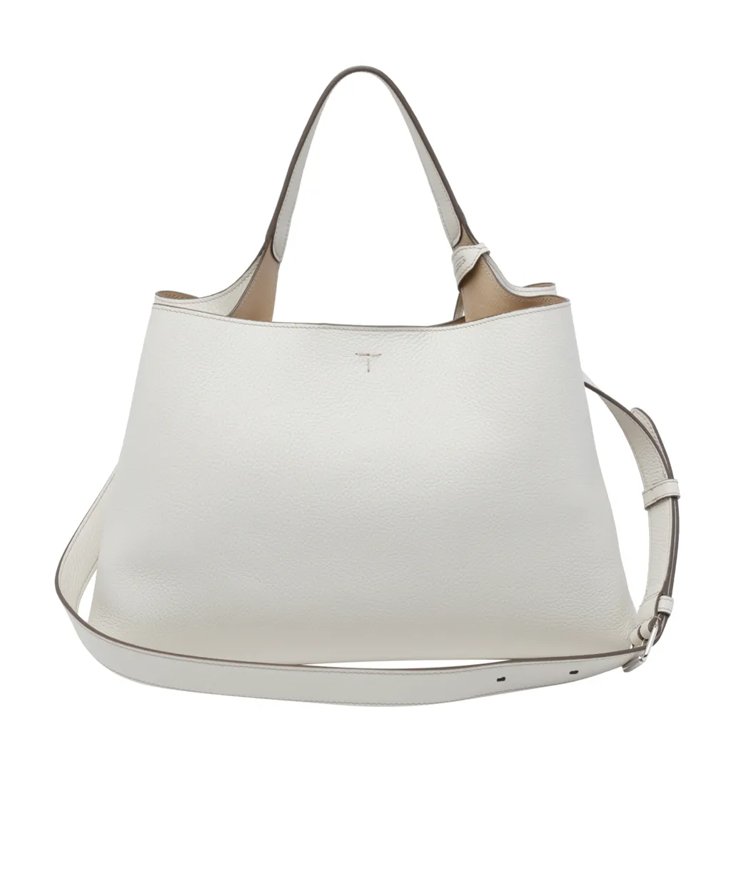 Tod's Logo Embossed Top Handle Bag