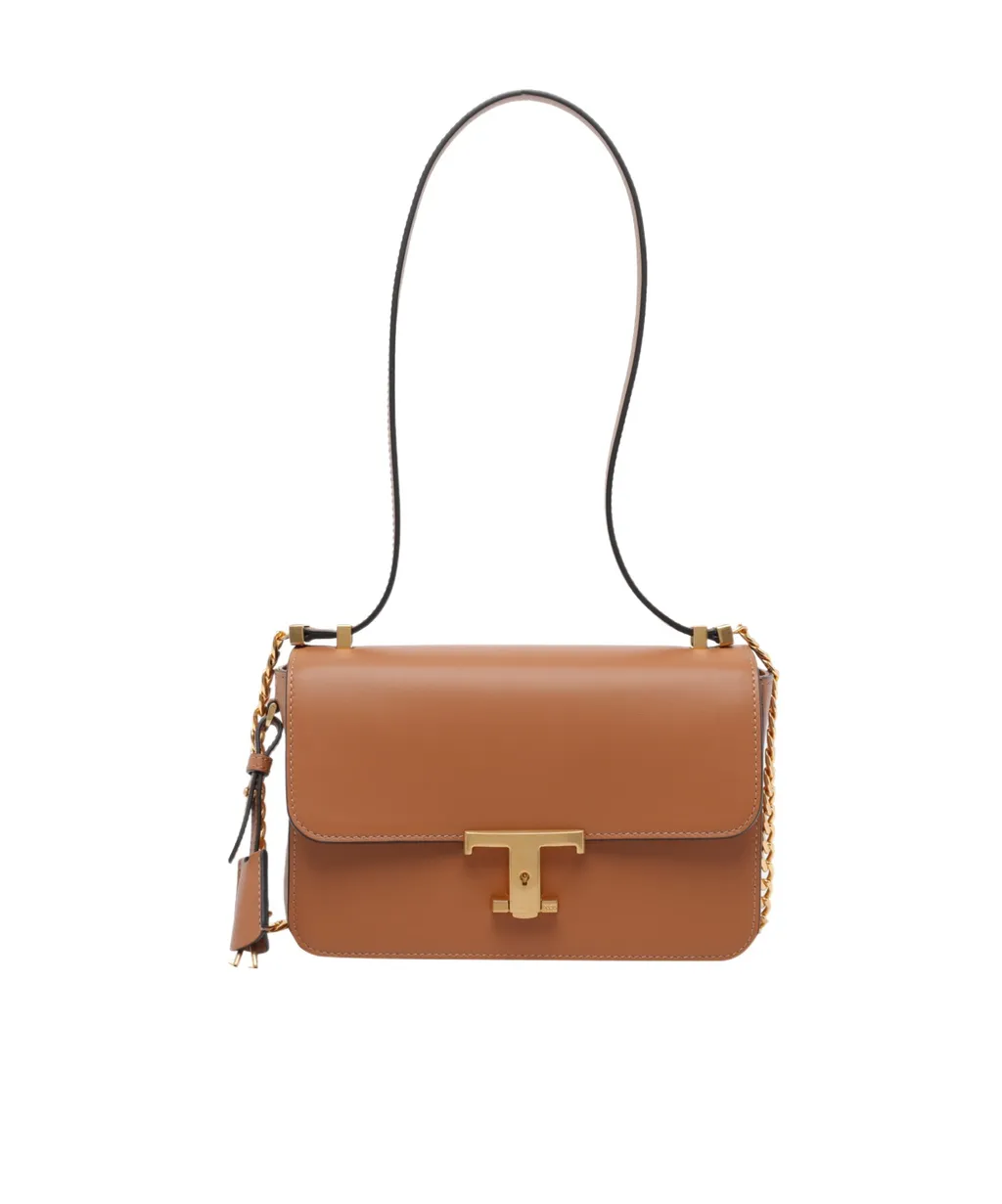 Tod's Logo Plaque Shoulder Bag