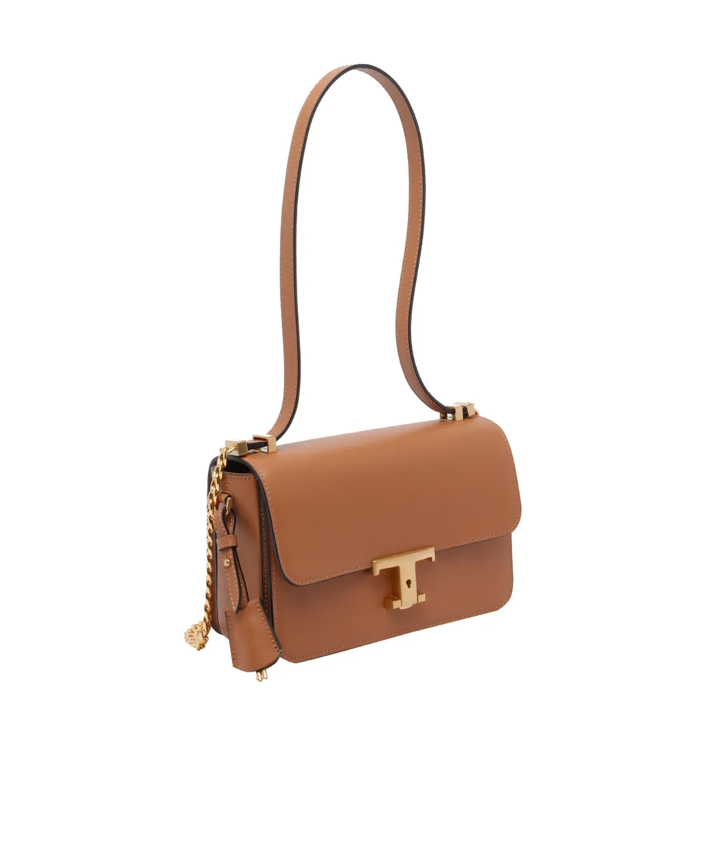 Tod's Logo Plaque Shoulder Bag
