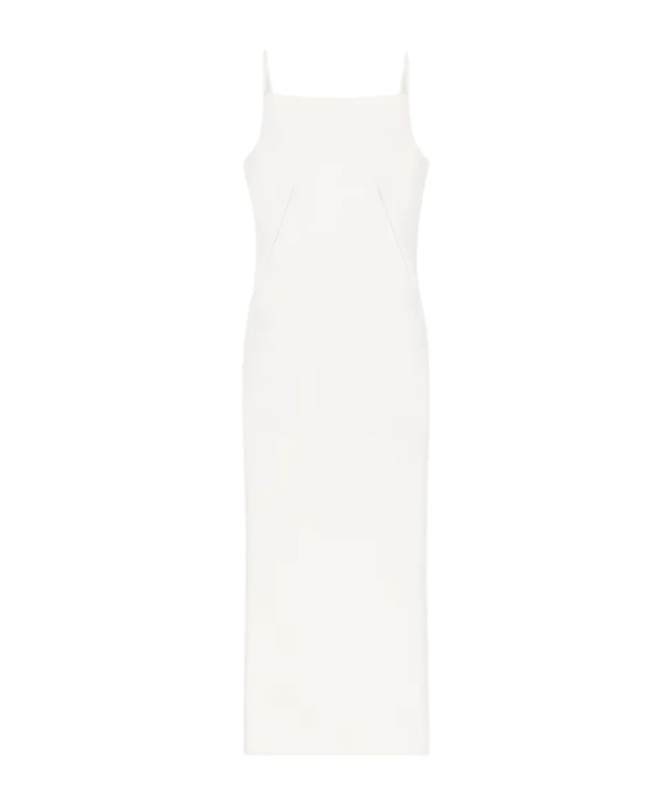 Givenchy Crepe Cady Sliced Long Dress