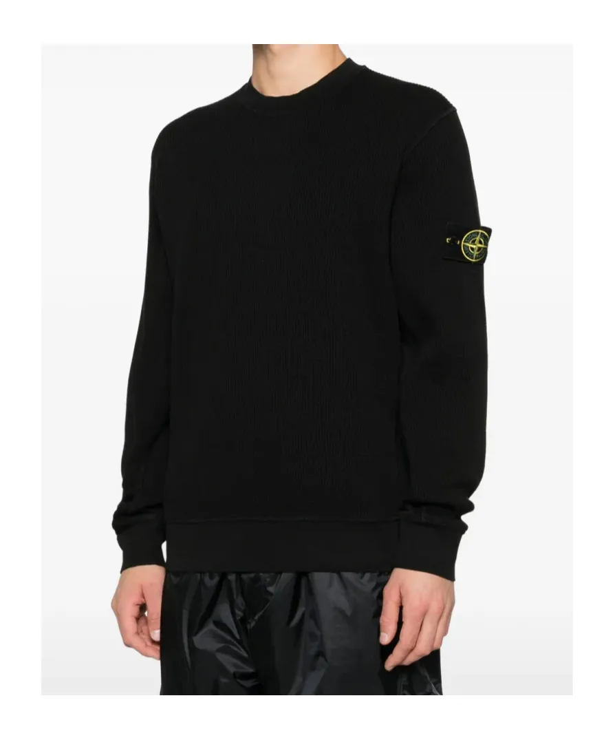 Waffle-Knit Sweater