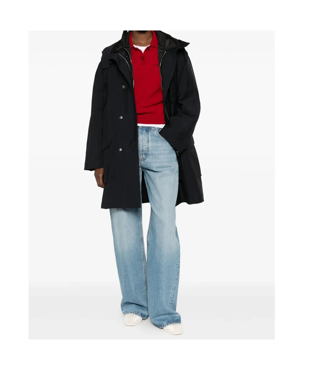 Prada Button-Up Hooded Jacket