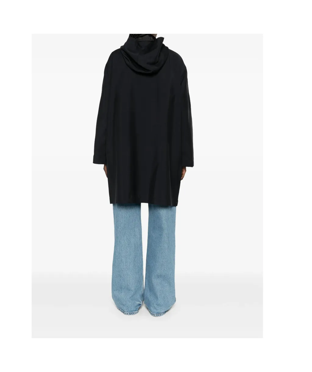 Prada Button-Up Hooded Jacket