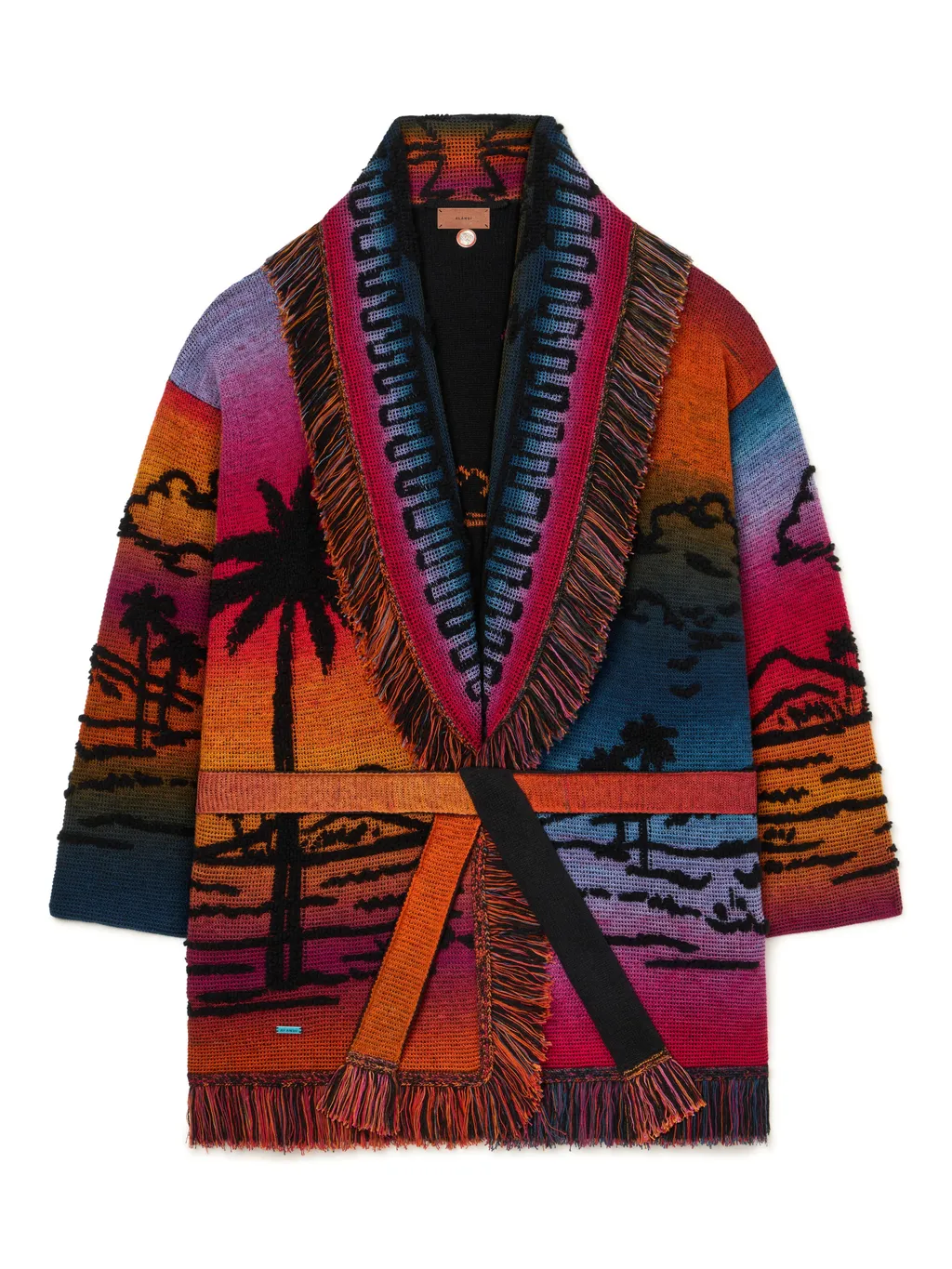 Sunset Stories Fringed Cardi-Coat