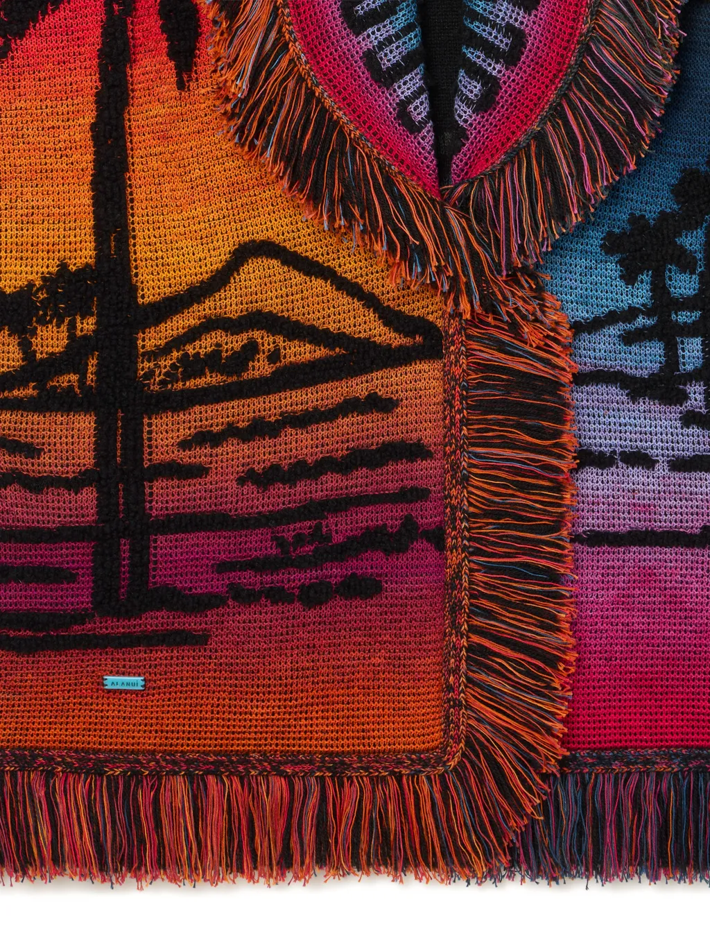Sunset Stories Fringed Cardi-Coat