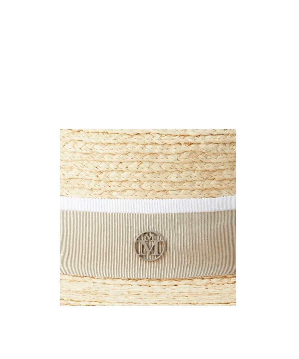 Maison Michel Kiki Logo-Plaque Hat