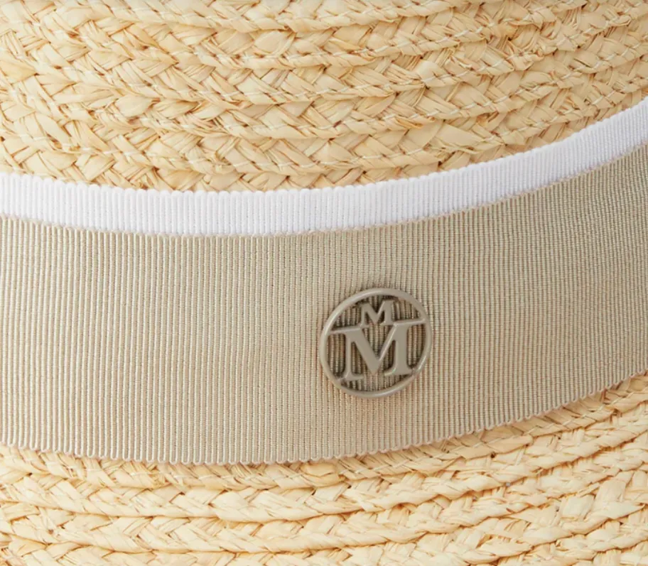 Maison Michel Virginie Logo-Plaque Hat