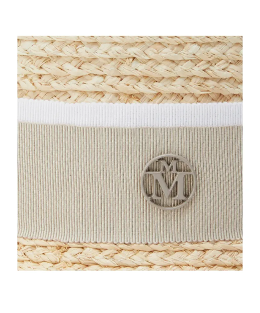 Maison Michel New Kendall Logo-Plaque Bucket Hat