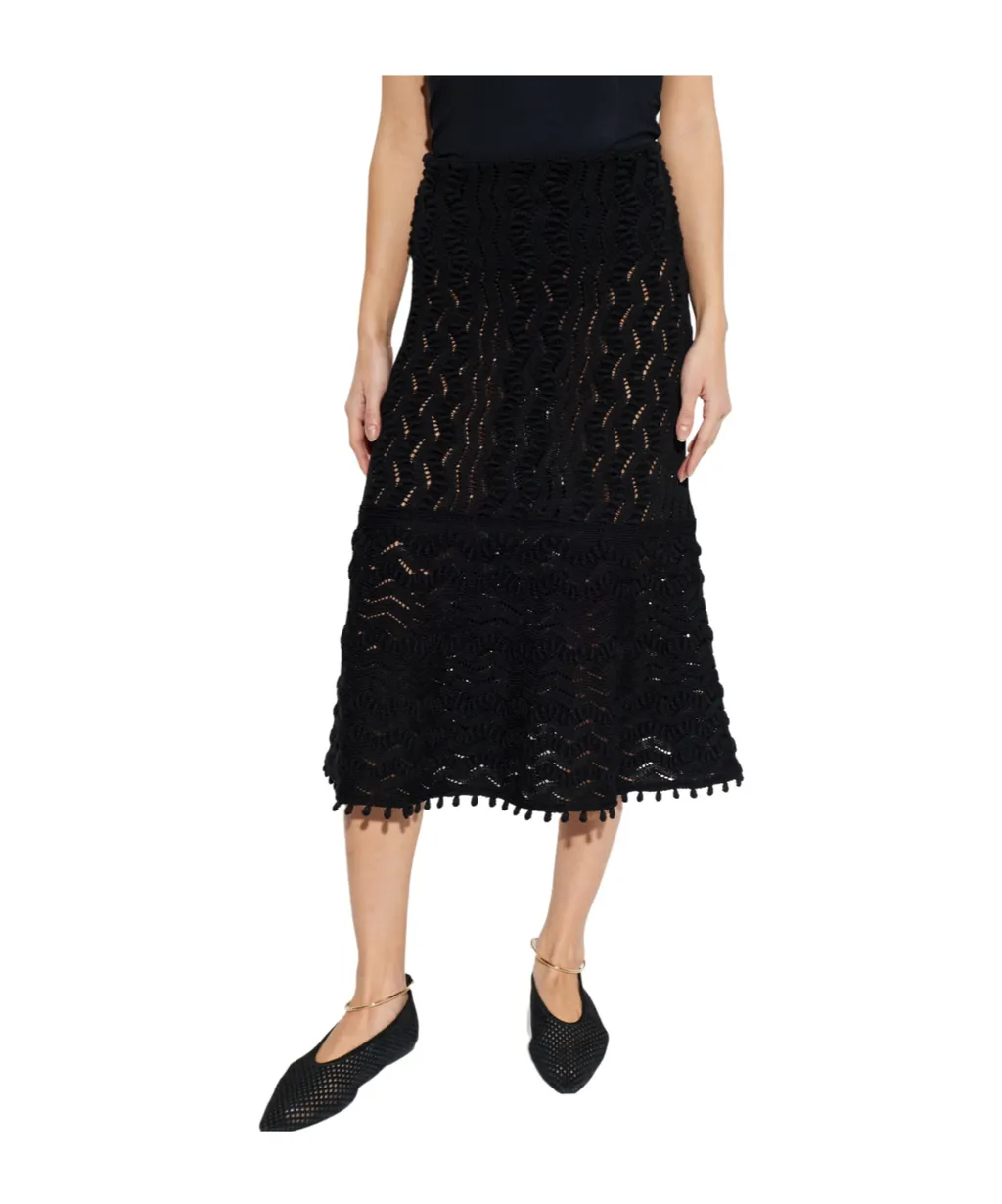 Jil Sander Decorative Weave Knitted Midi Skirt