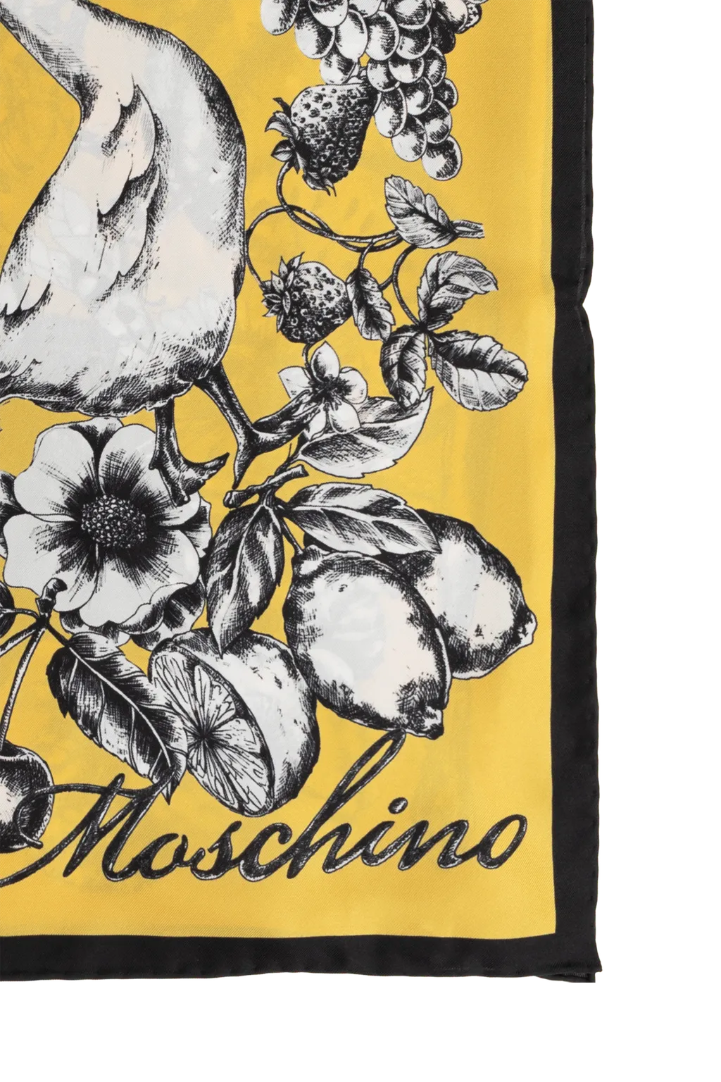 Moschino Illustrated Print Scarf