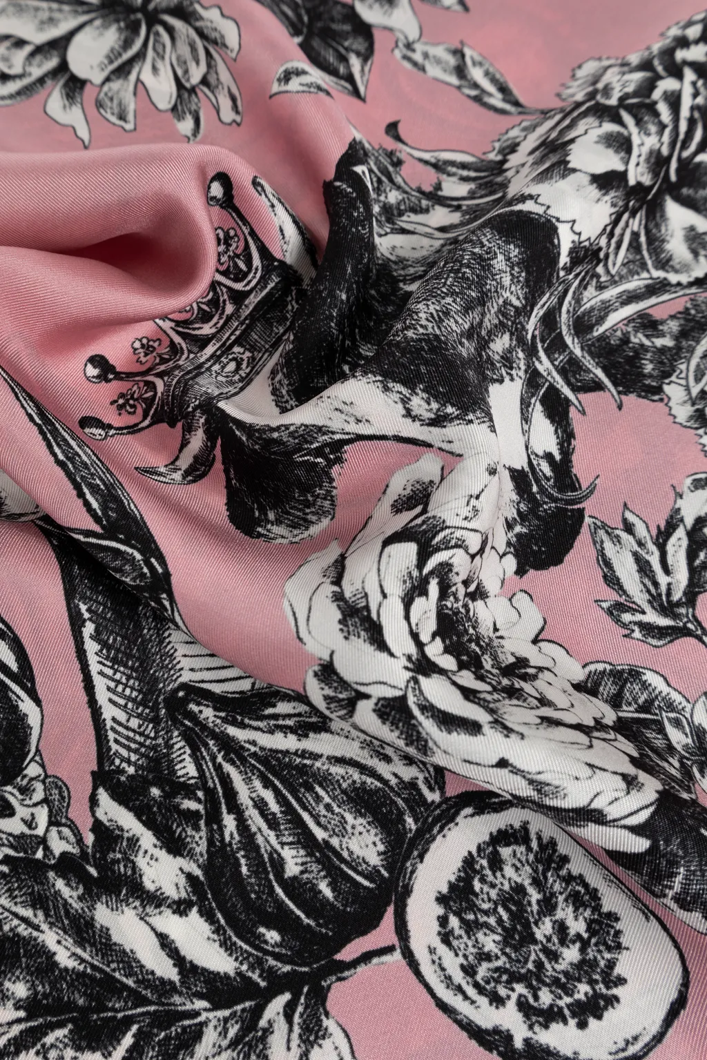 Moschino Illustrated Print Scarf