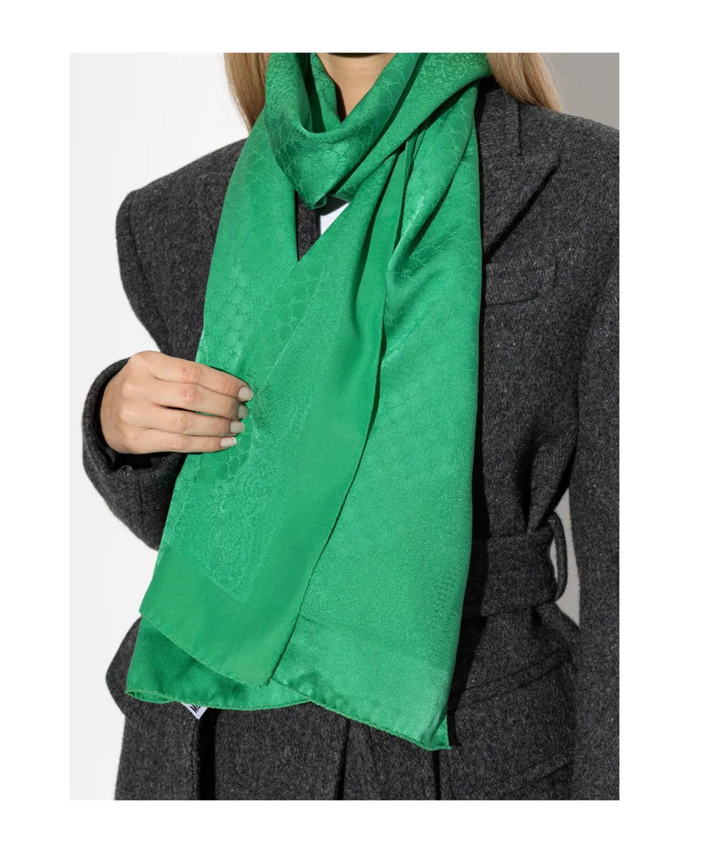 Moschino Monogram Pattern Scarf