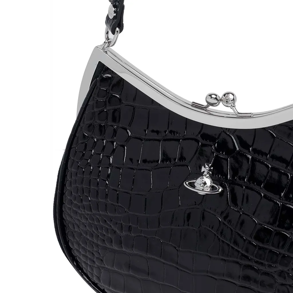 Vivienne Westwood Orb Plaque Embossed Shoulder Bag