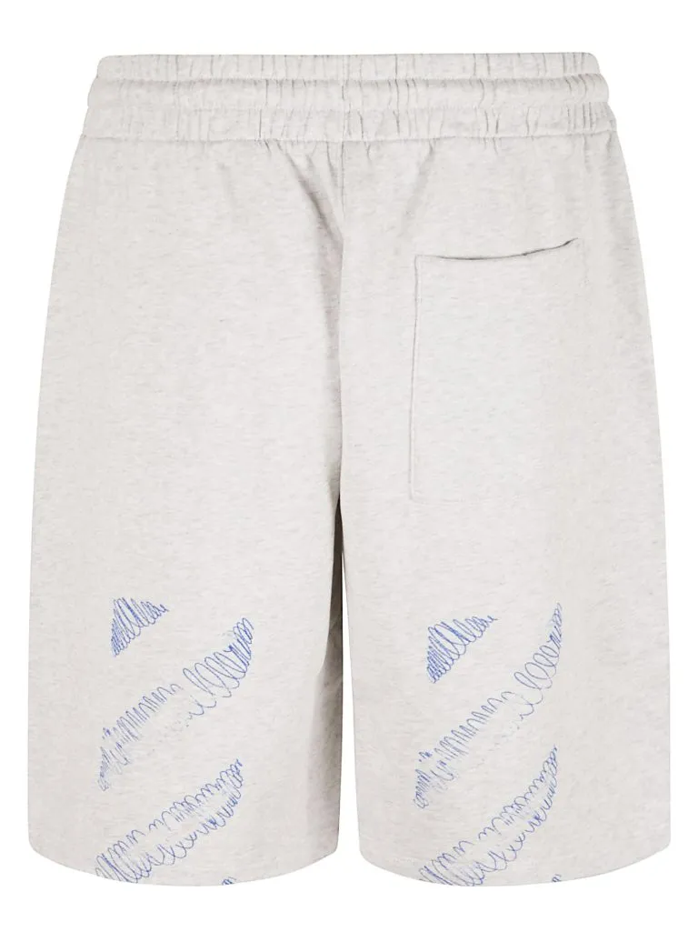 Off-White Logo Detailed Drawstring Shorts