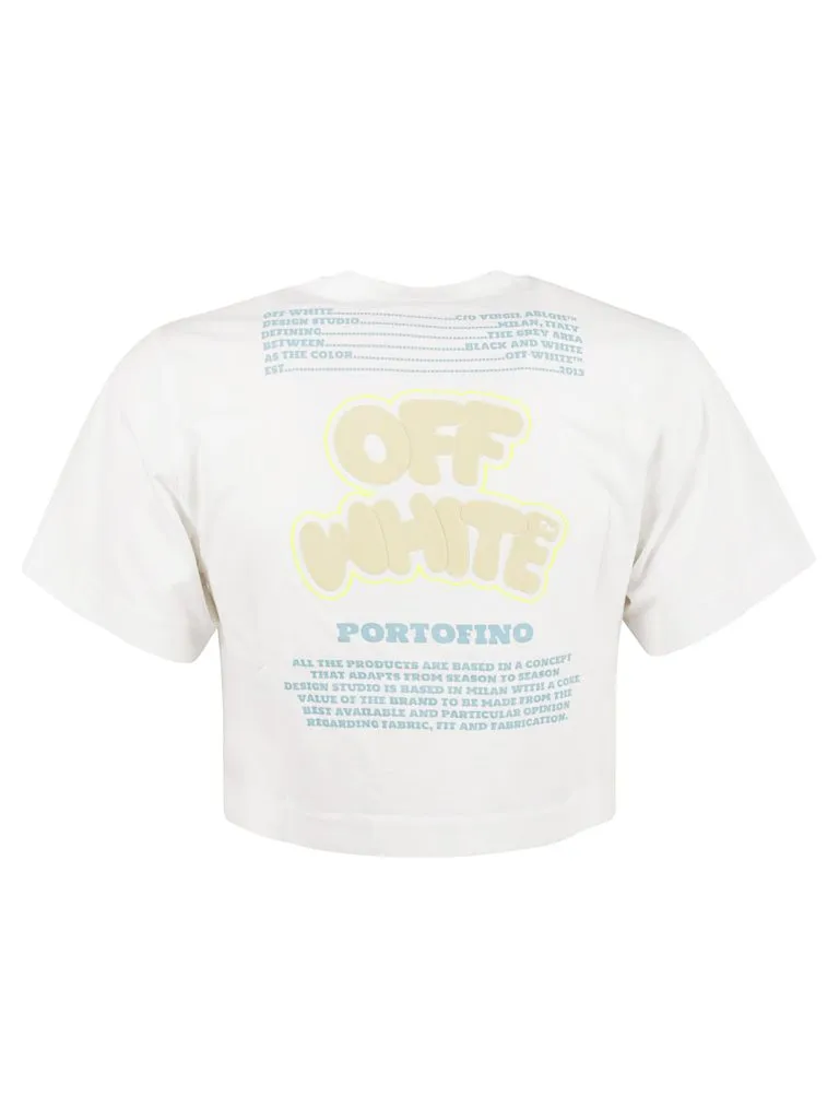 Off-White Logo Printed Crewneck T-Shirt