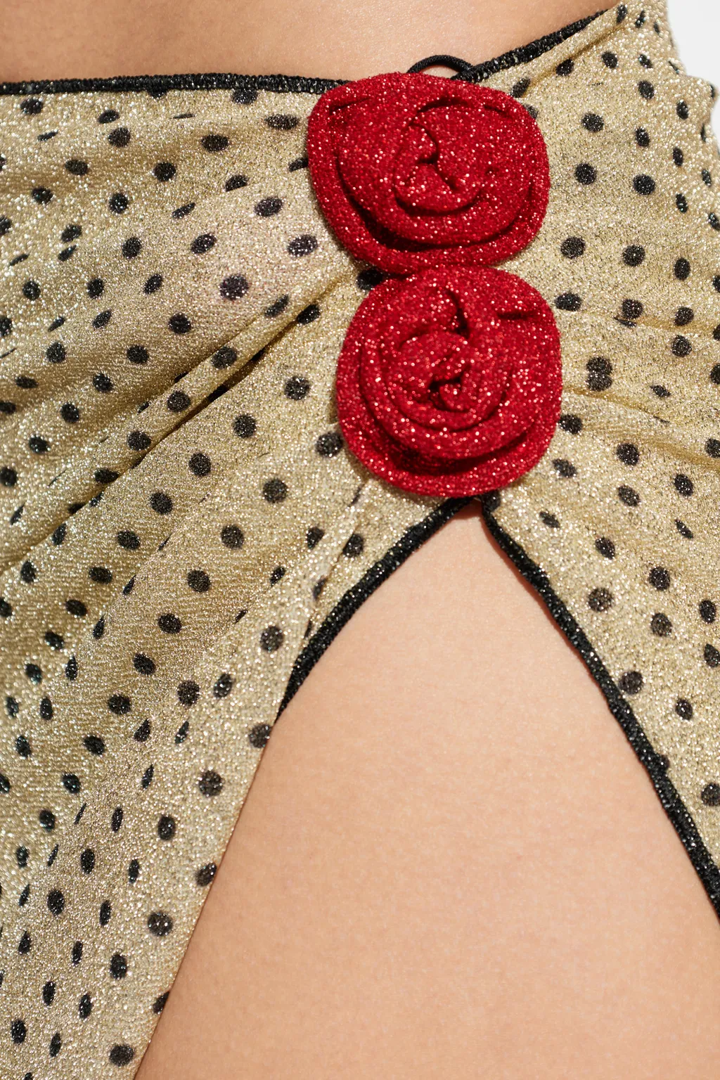 Polka Dot Floral Beachwear