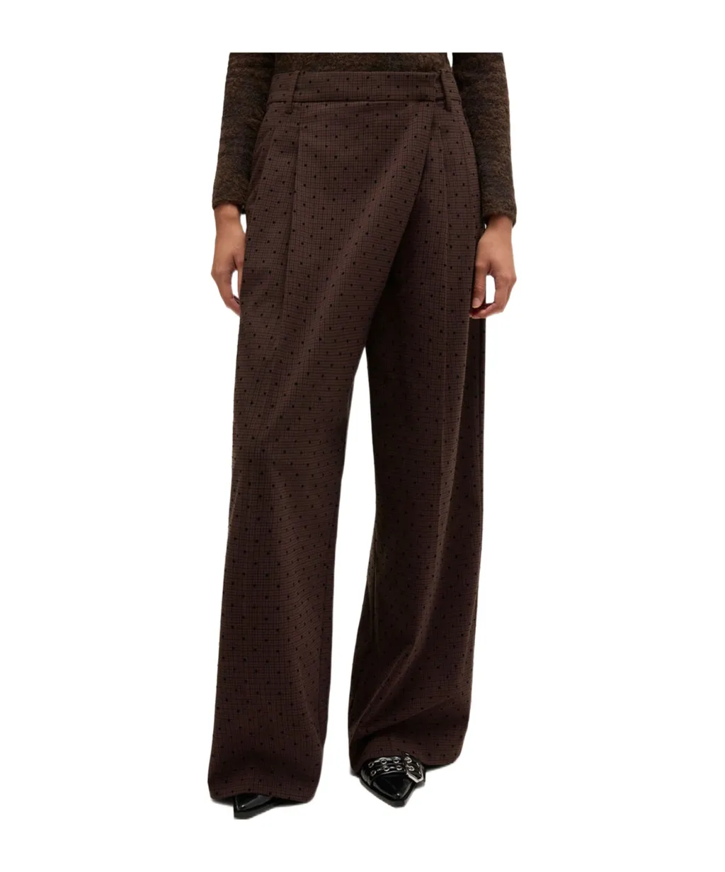 Flock Check Cross-Over Trousers