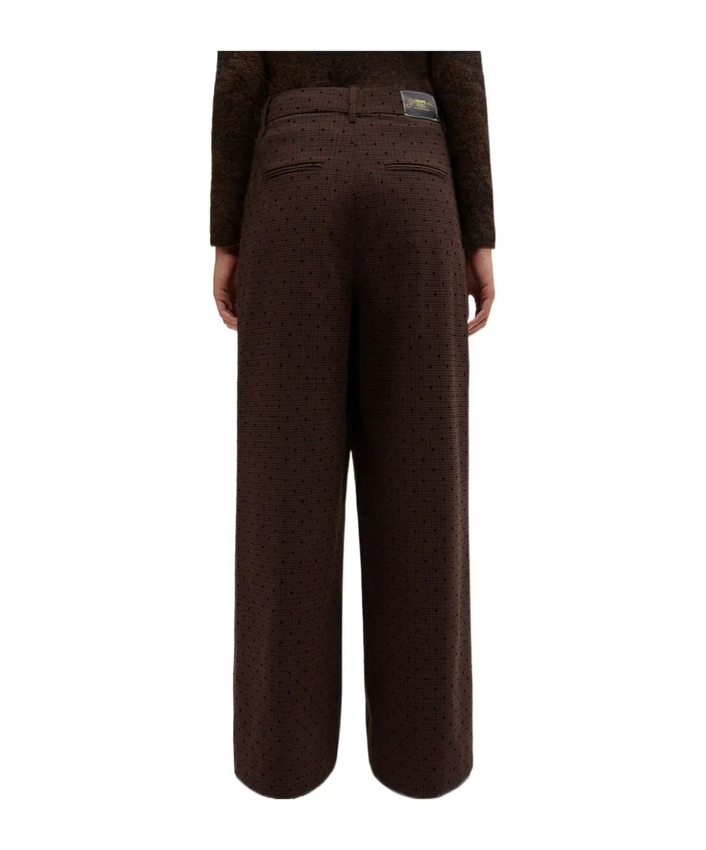 Flock Check Cross-Over Trousers