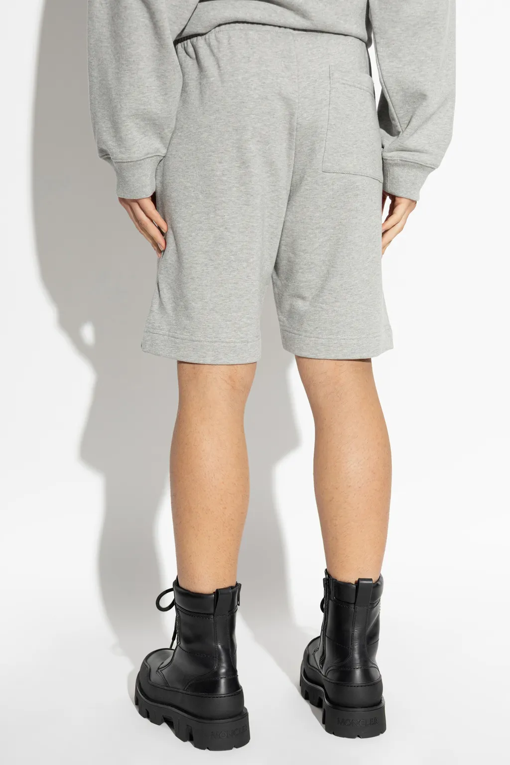 Dries Van Noten Grau Baumwollshorts
