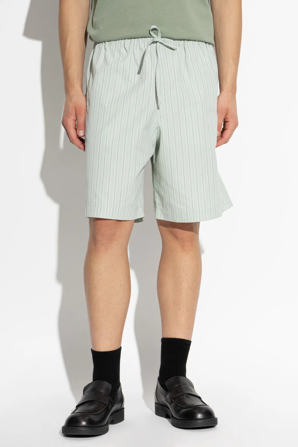 Dries Van Noten GrÜN Baumwollshorts