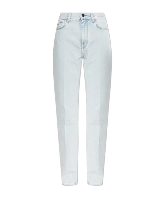 Givenchy Logo-Patch Straight-Leg Jeans