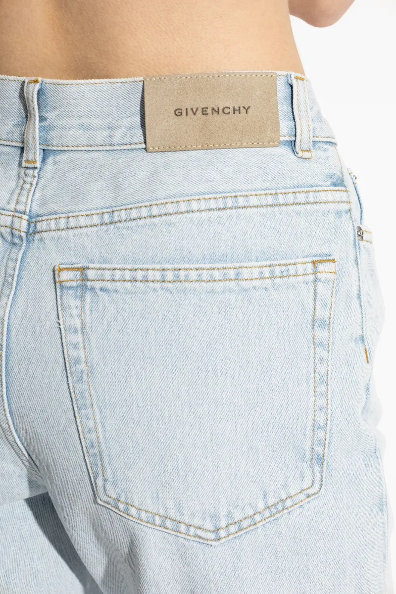 Givenchy Logo-Patch Straight-Leg Jeans