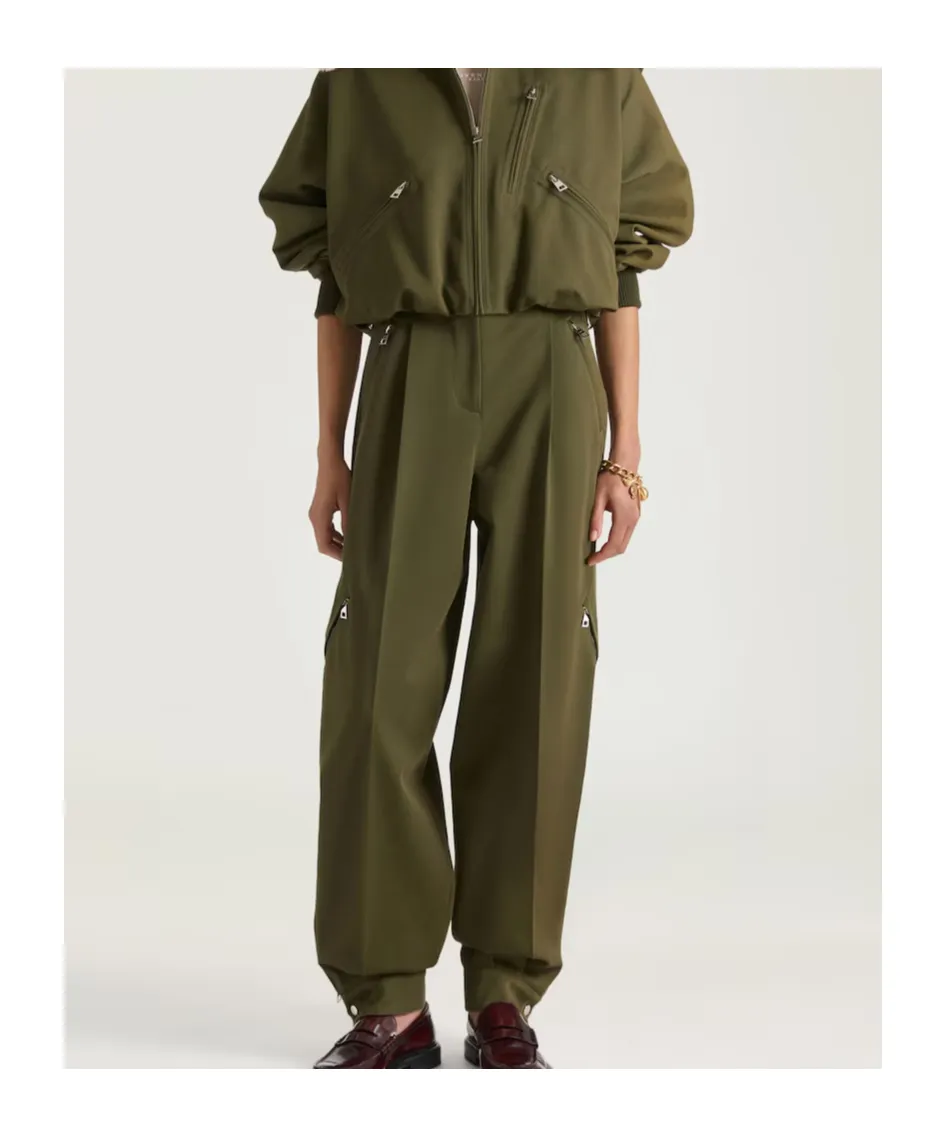 Givenchy Zip-Detailed Pleated Trousers