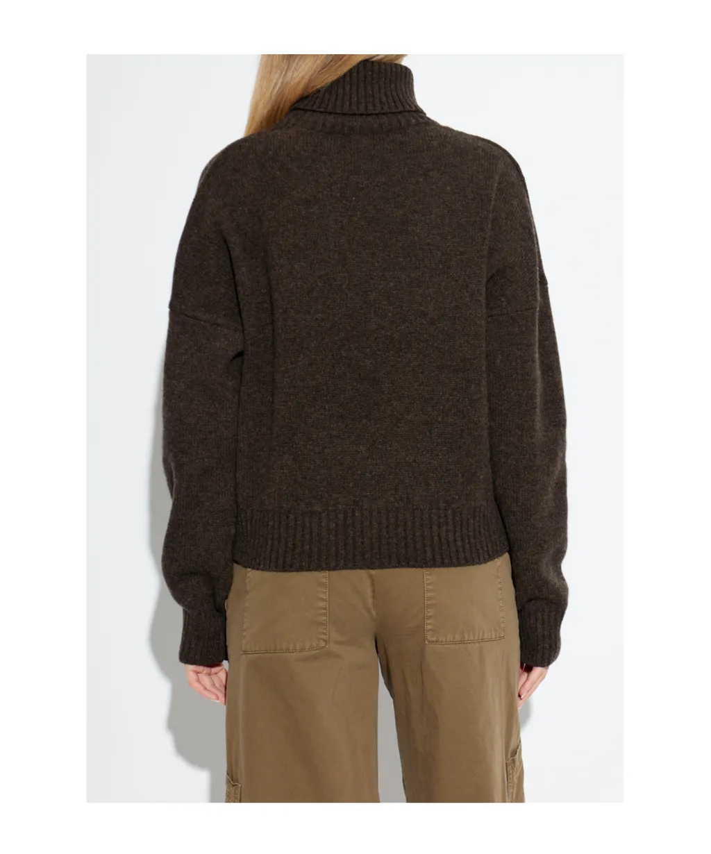 Src Roll-Neck Logo-Embroidered Sweater