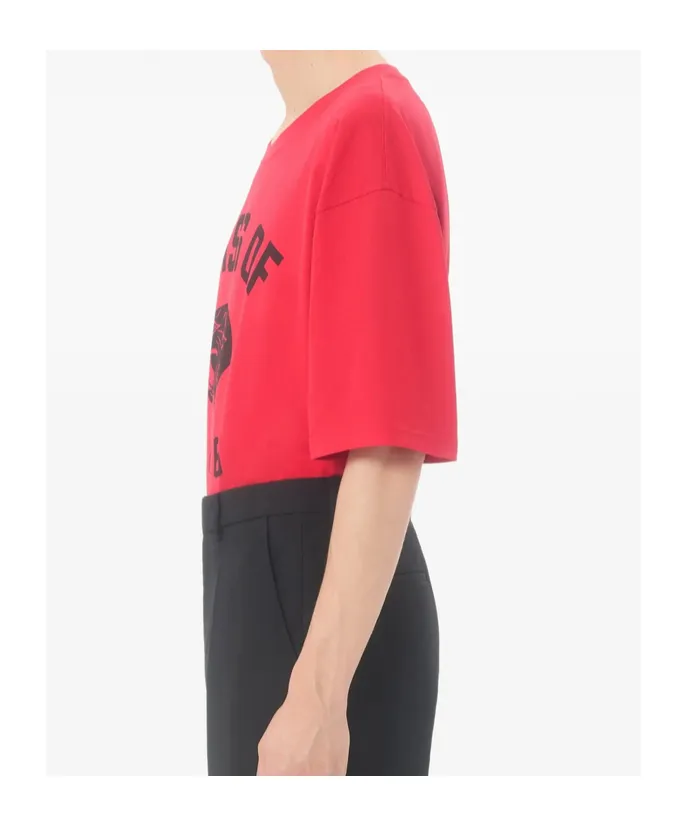 Valentino Panther Printed Crewneck T-Shirt