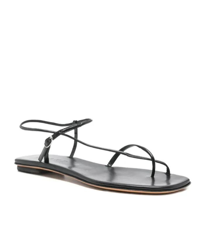 Open-Toe Flat Sandals