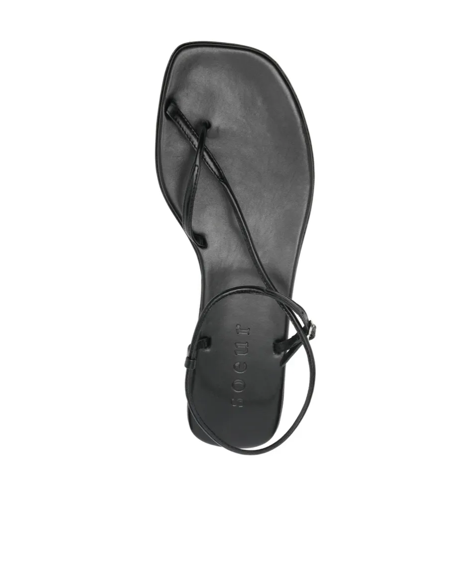 Open-Toe Flat Sandals