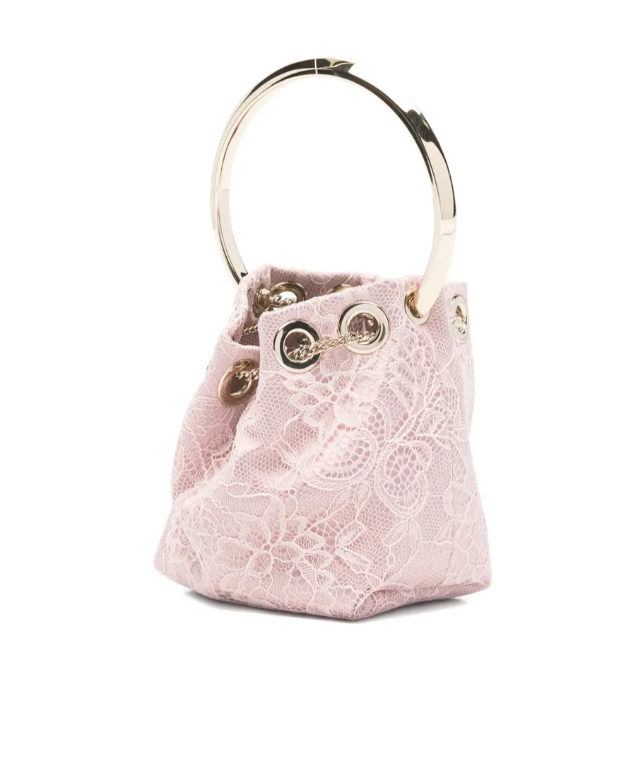 Jimmy Choo Lace Top Handle Bag