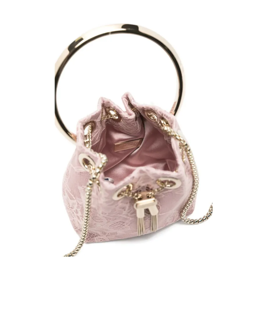 Jimmy Choo Lace Top Handle Bag