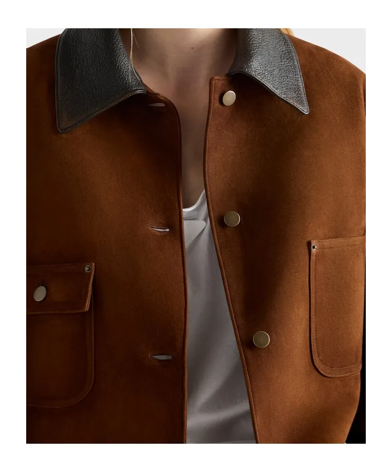 Suede Caban Jacket