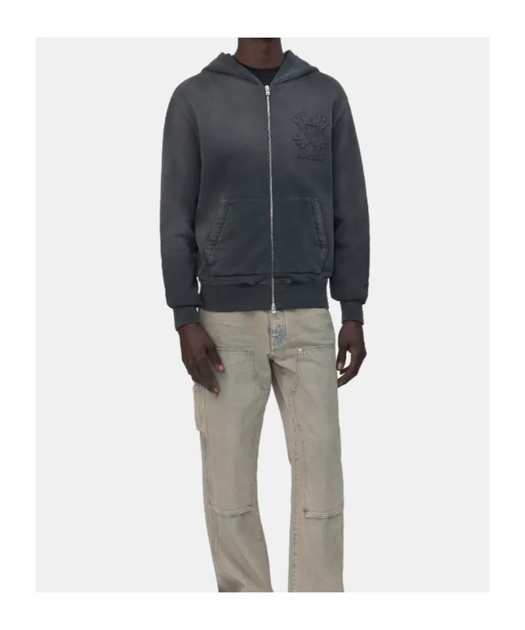 Amiri Ma Quad Zip-Up Hoodie