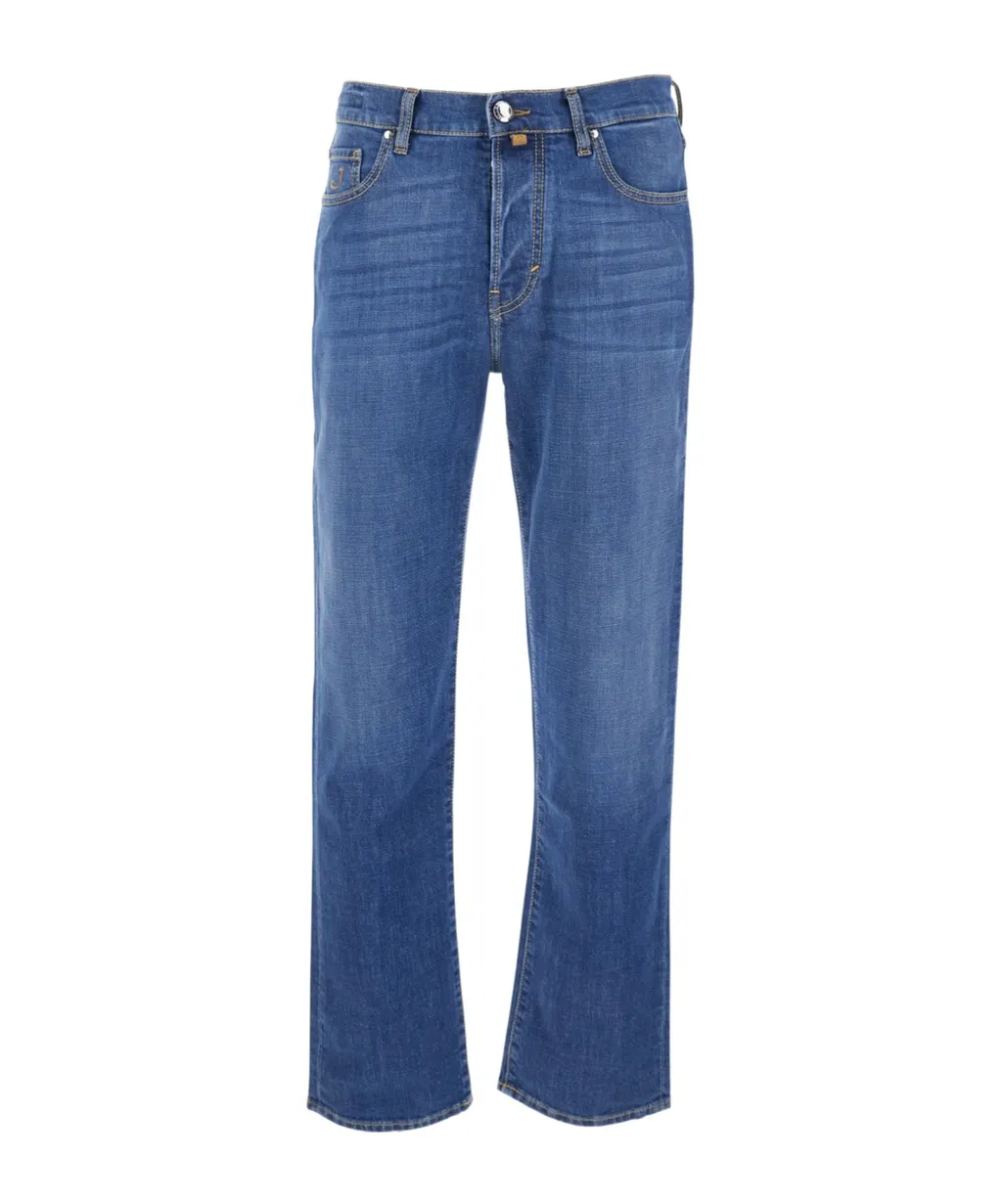 Jacob Cohen Edo Logo Patch Jeans