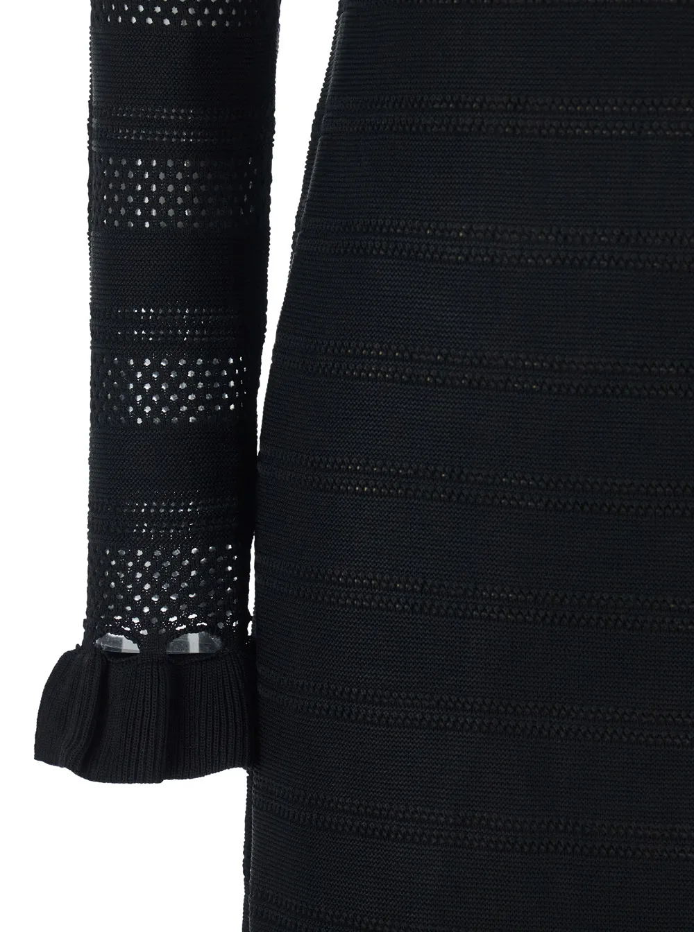 Twinset Long-Sleeved Ruffled Dress