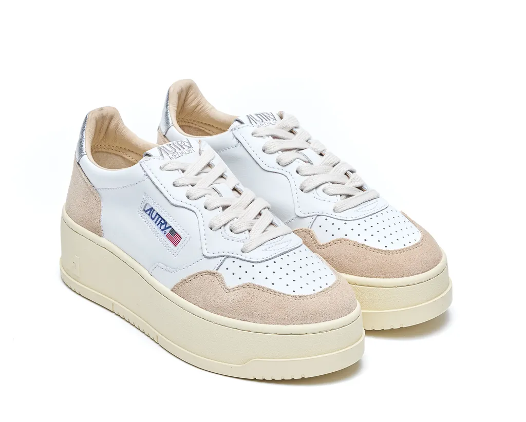 Autry Medialist Platform Lace-Up Sneakers