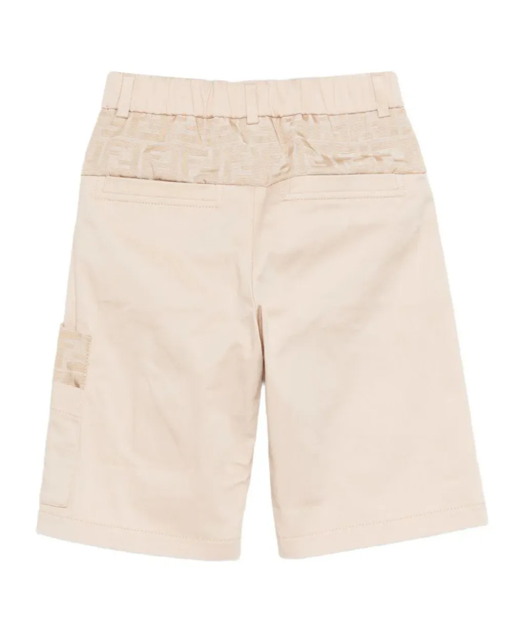 Fendi Kids Ff Motif Shorts